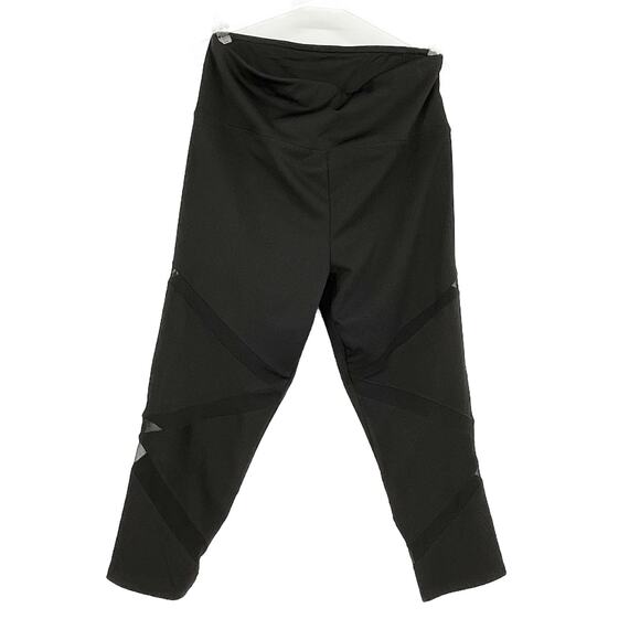 Shelia Rose Mesh Cut Out Leggings in Black Size 1X - Picture 1 of 5